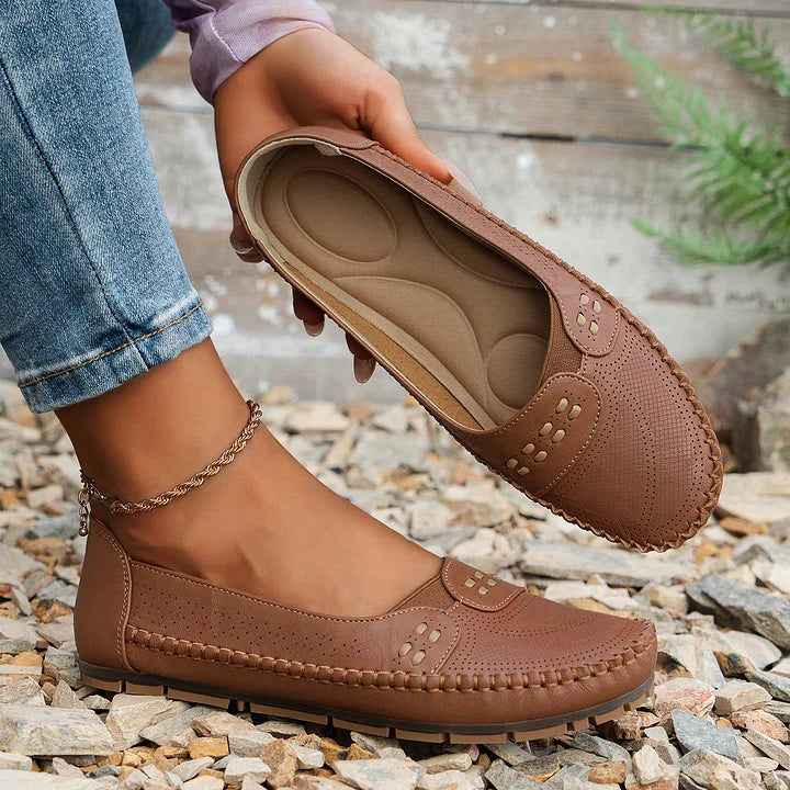 Valentina | Dames Stijlvolle Orthopedische Casual Slip-On Schoenen