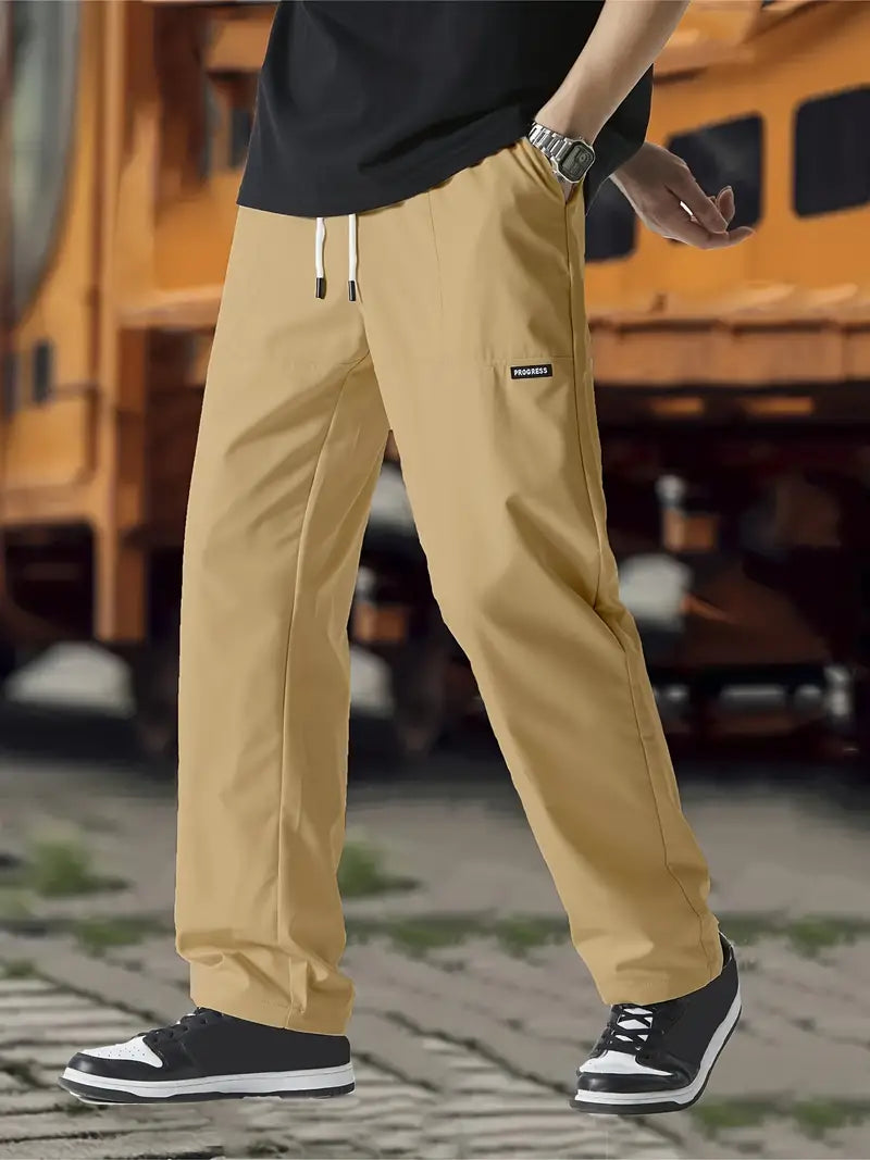Nicholas | Heren Casual Broek met Trekkoord en Ontspannen Pasvorm