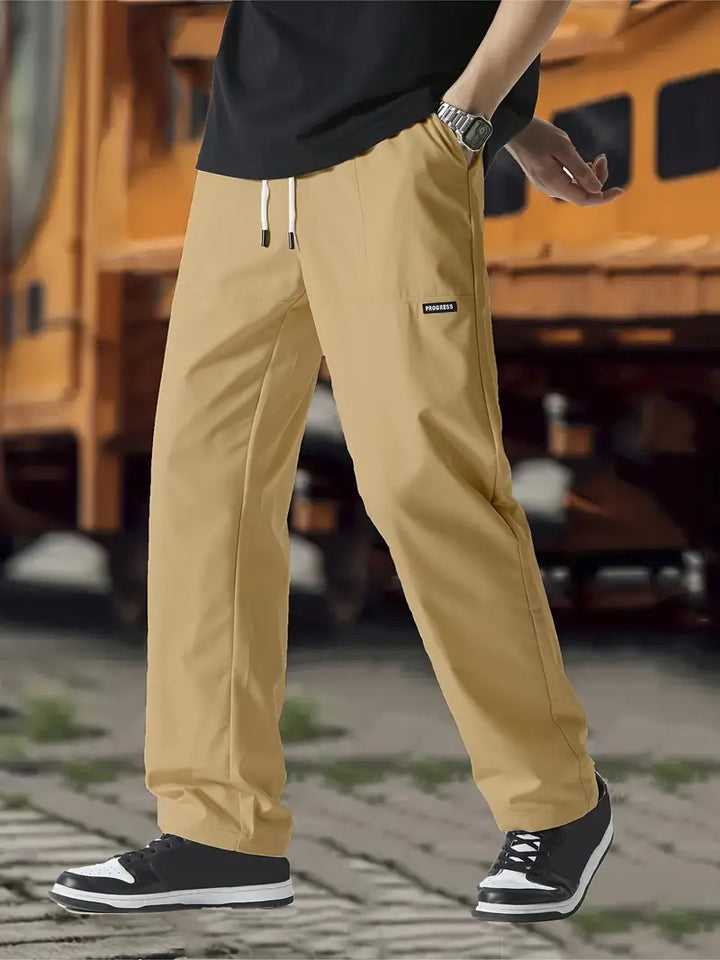 Nicholas | Heren Casual Broek met Trekkoord en Ontspannen Pasvorm