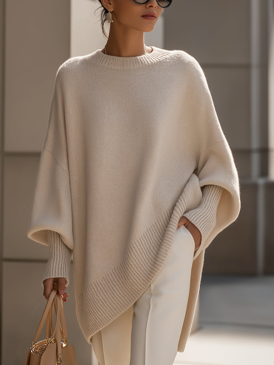 Olivia | Dames Oversized Trui-Stijl Shorts Top
