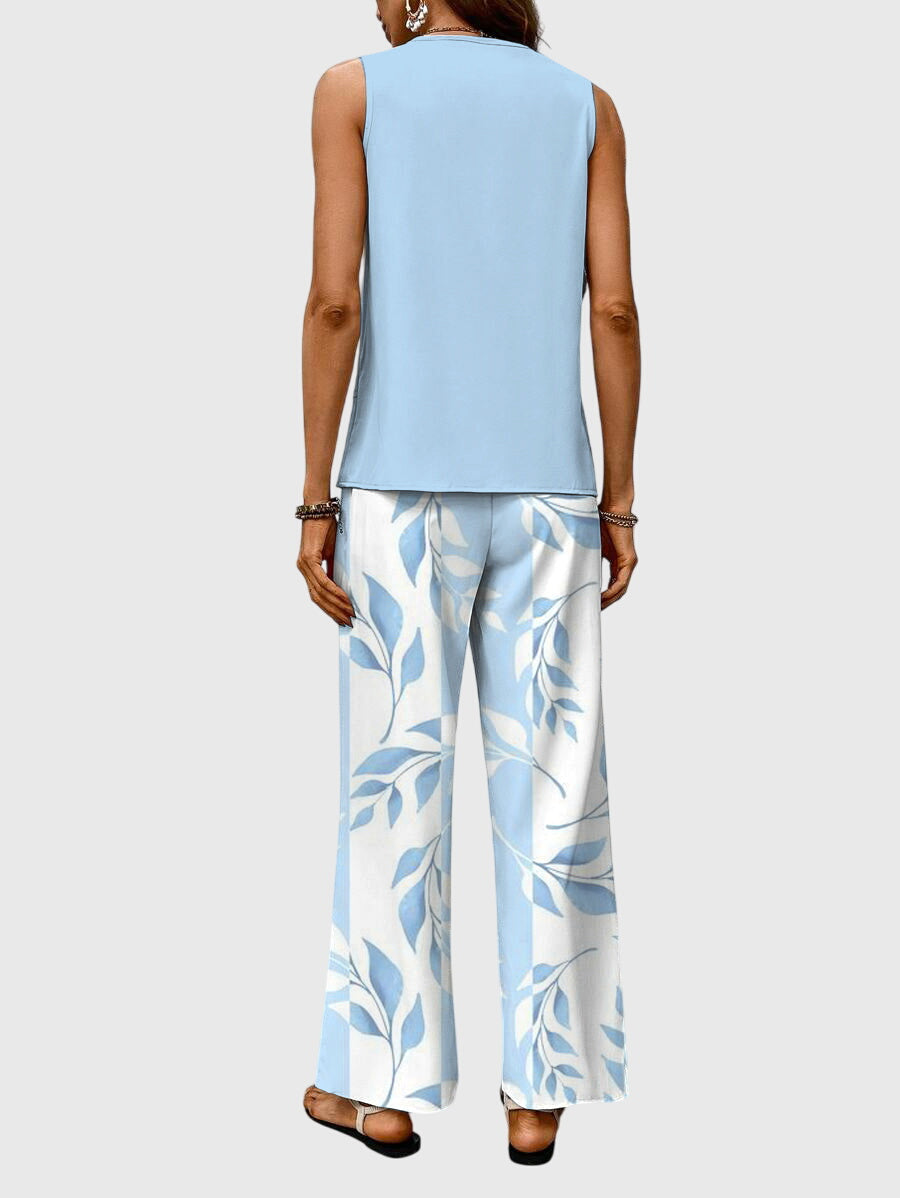 Sydney | Dames Tweedelige Wijde Broek Set