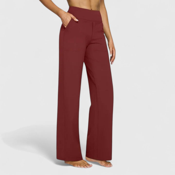 Zoey | Damen Hohe Taille Weite Hose