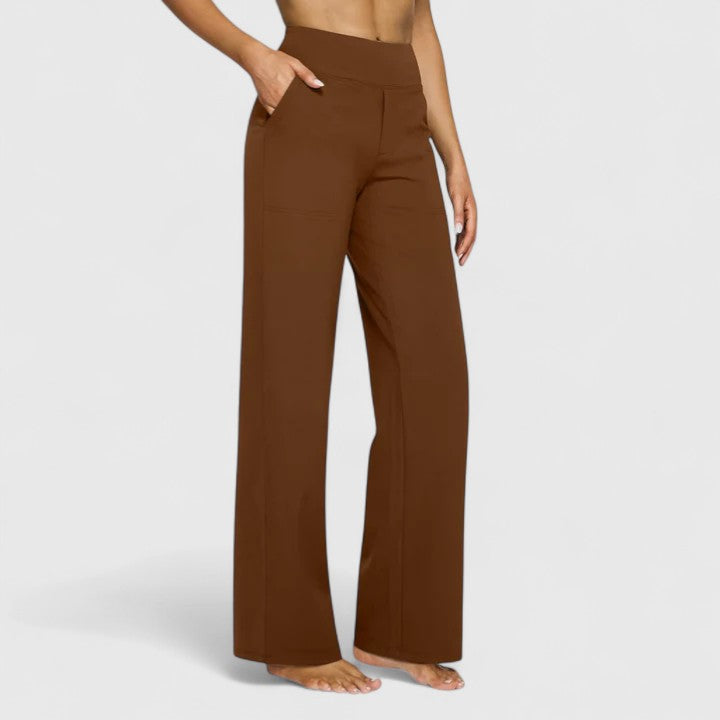Zoey | Damen Hohe Taille Weite Hose