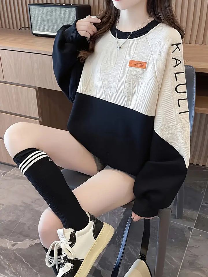 Evelien™ Modischer Colorblock-Pullover für Damen