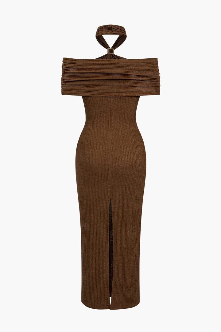 Sophia | Figuuraccentuerende Bodycon Avondjurk met Kunstzinnige Knoopontwerp