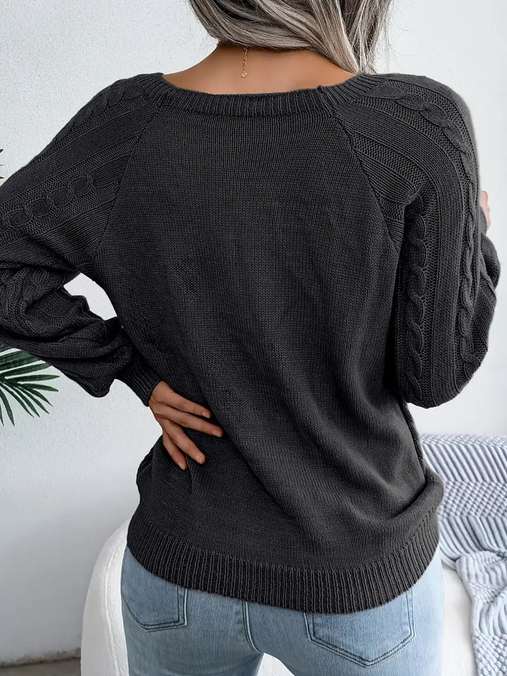 Kabelstrick™ Pullover | Baumwollmischung | Stilvoll und Bequem