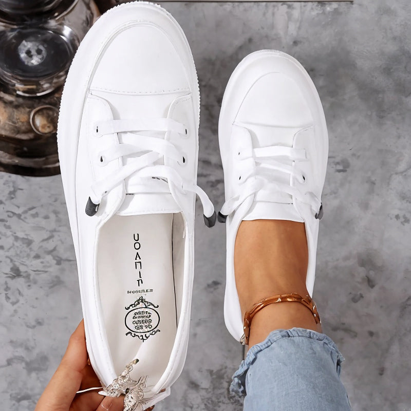 Jenna | Damen Minimalistische Schnürsneaker