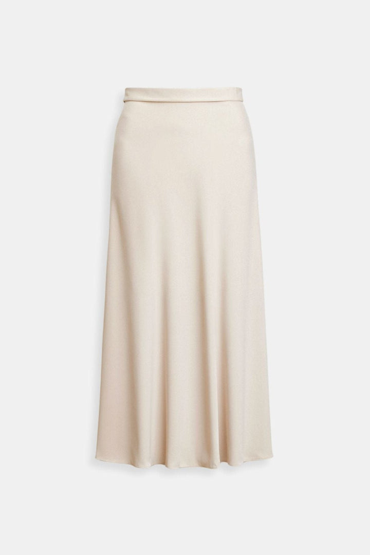 Elegante dames midi rok met vloeiende snit