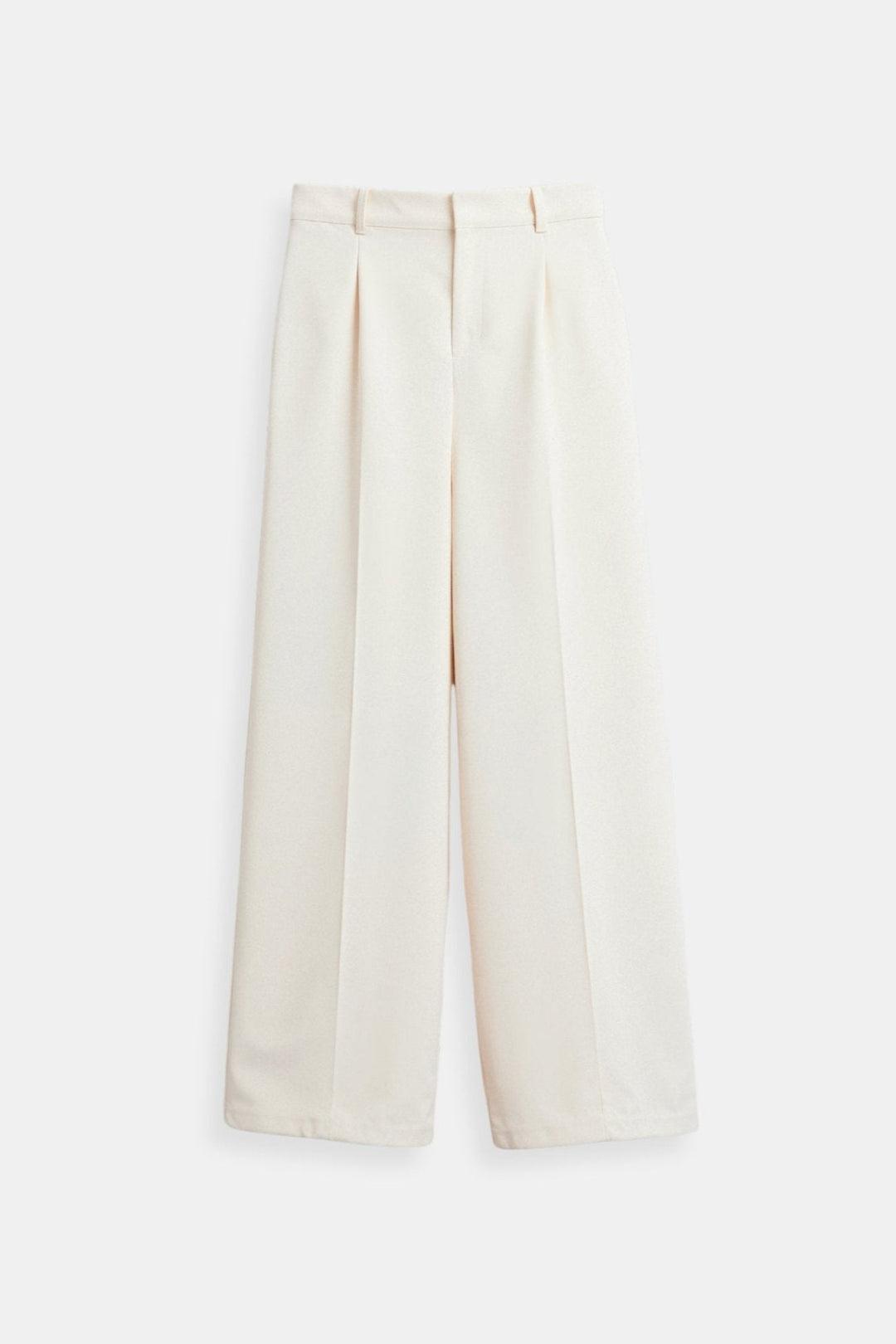 Elegante damesbroek met wijde snit en plooien