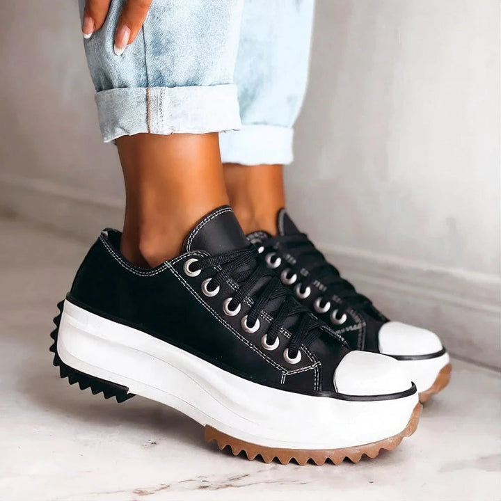 Sabrina | Dames Casual Veters Platform Alledaagse Sneakers
