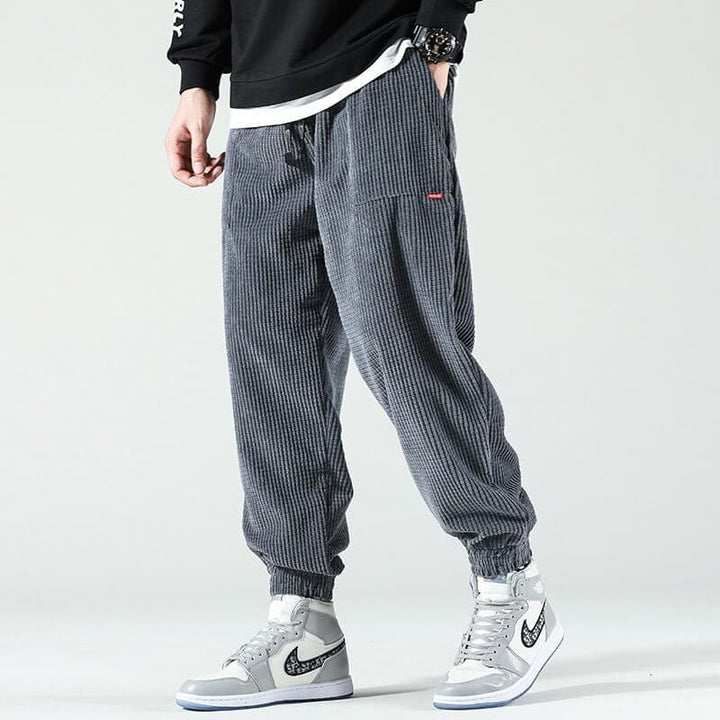 Emerson | Heren Relaxte Pasvorm Corduroy Jogger Broek