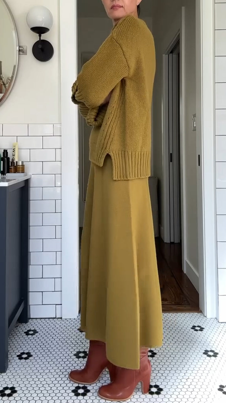 Annemarie™ Elegant Tweedelig Maxi Jurk Set