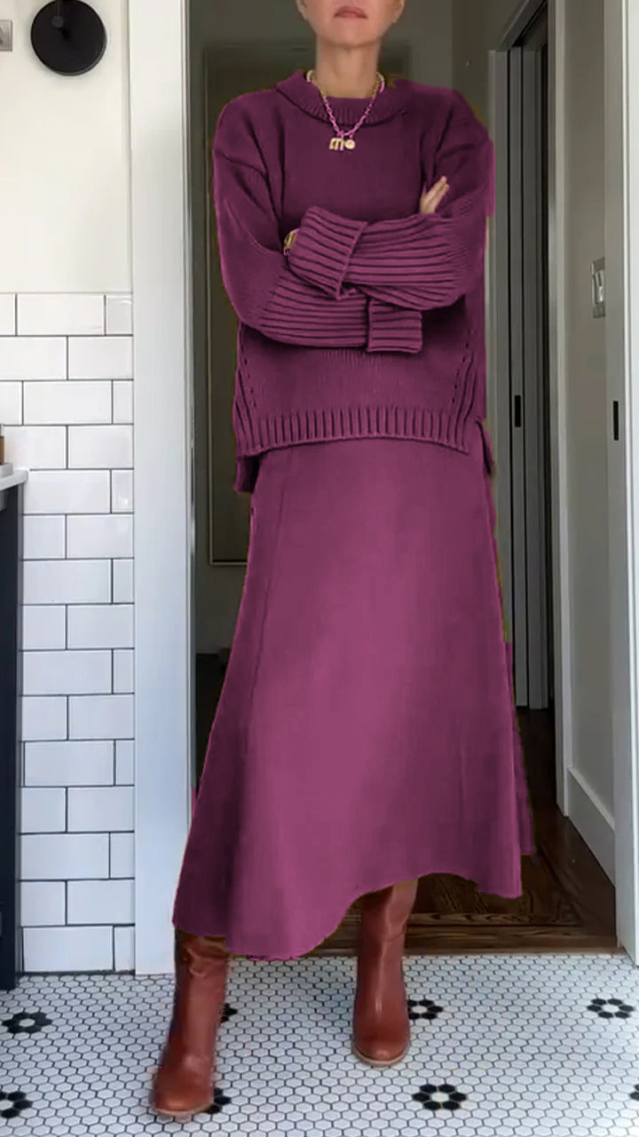 Annemarie™ Elegant Tweedelig Maxi Jurk Set