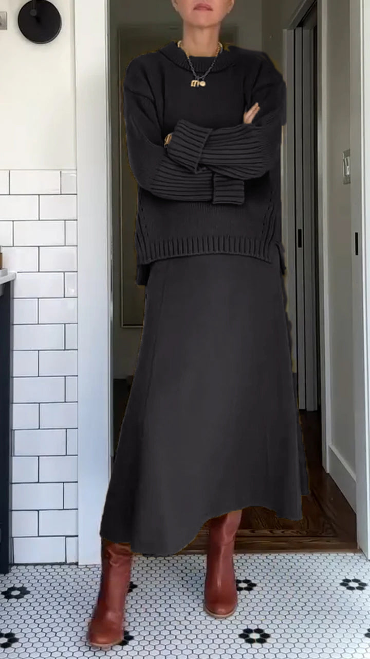 Annemarie™ Elegant Tweedelig Maxi Jurk Set
