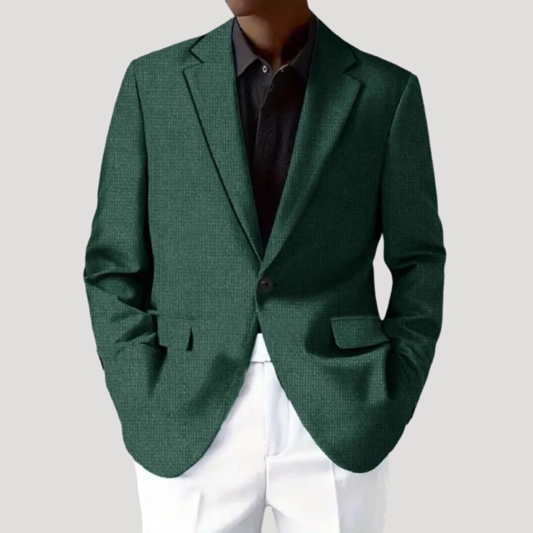 Alexander | Herren Strukturierter taillierter Casual-Blazer