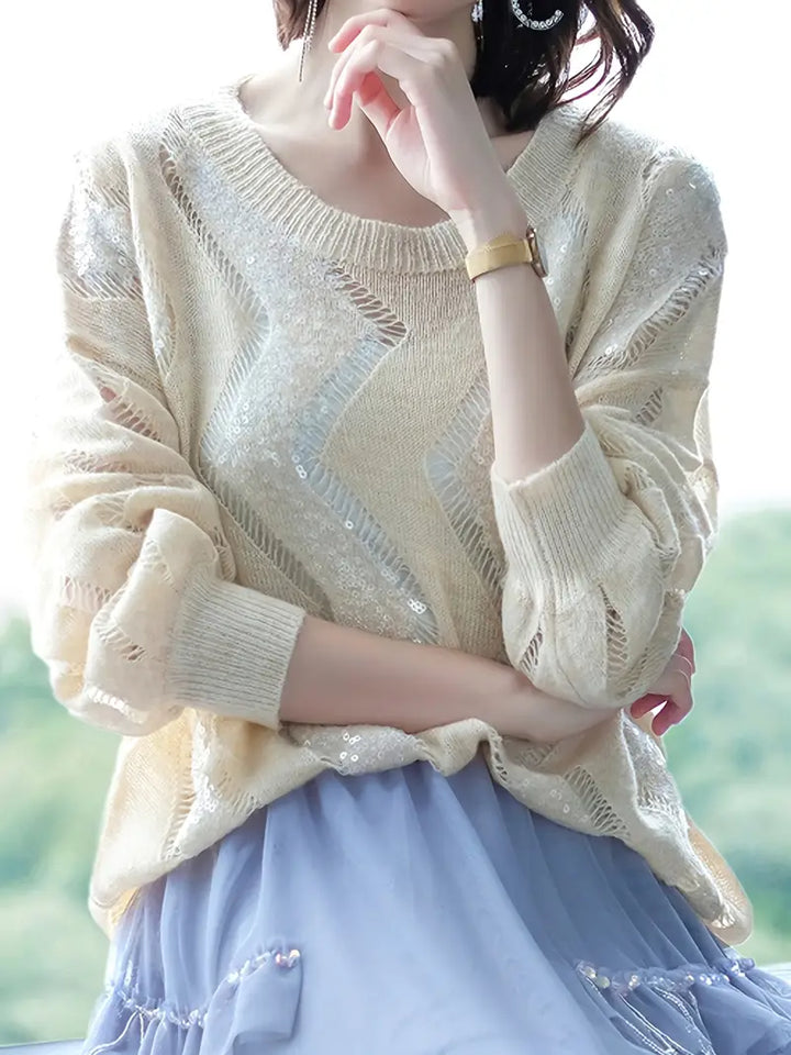 Cassandra™ Eleganter Gestrickter Damenpullover