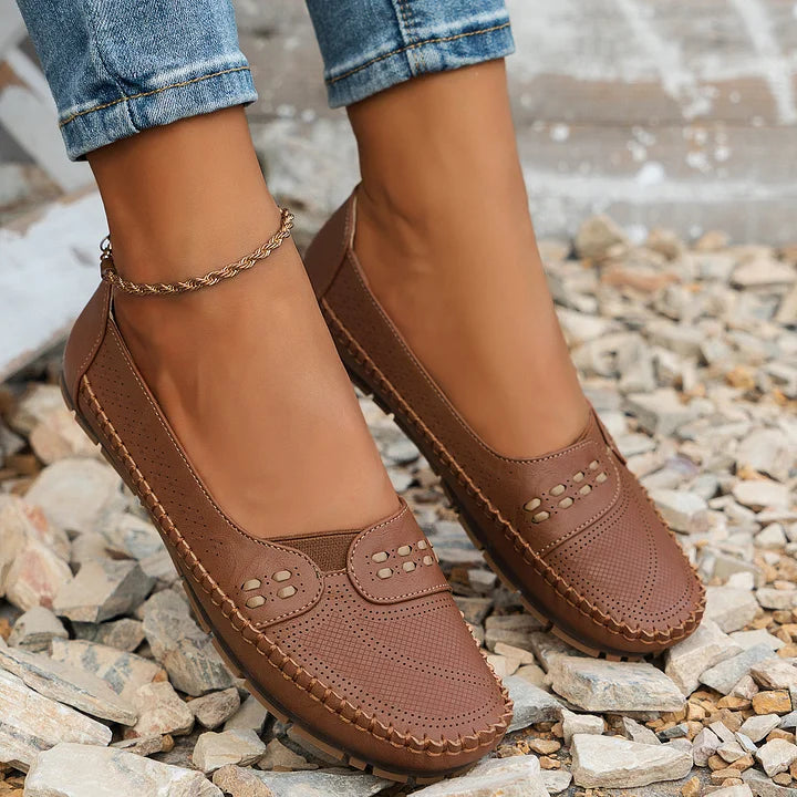 Valentina | Dames Stijlvolle Orthopedische Casual Slip-On Schoenen