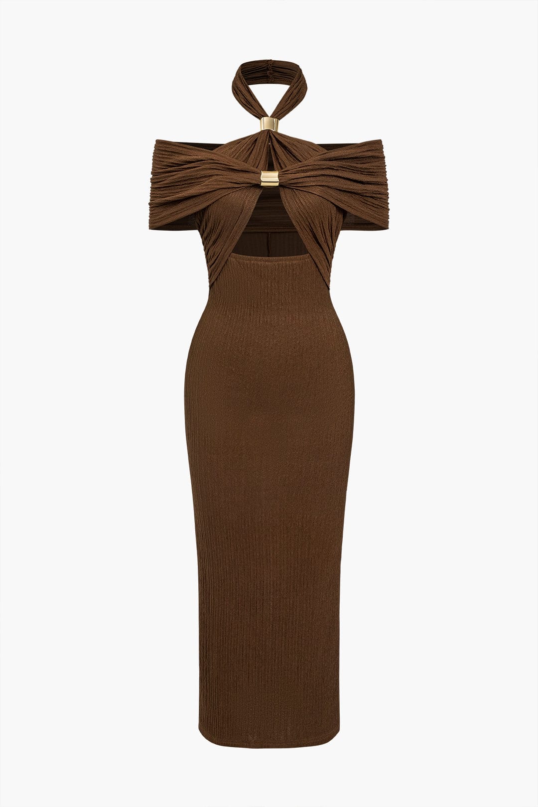 Sophia | Figurbetontes Bodycon-Abendkleid mit künstlerischem Knoten-Design