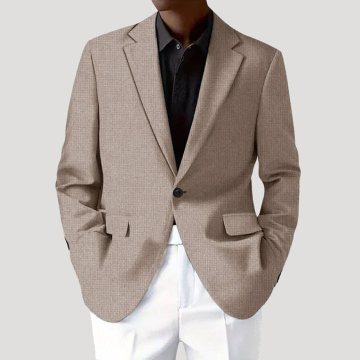 Alexander | Herren Strukturierter taillierter Casual-Blazer