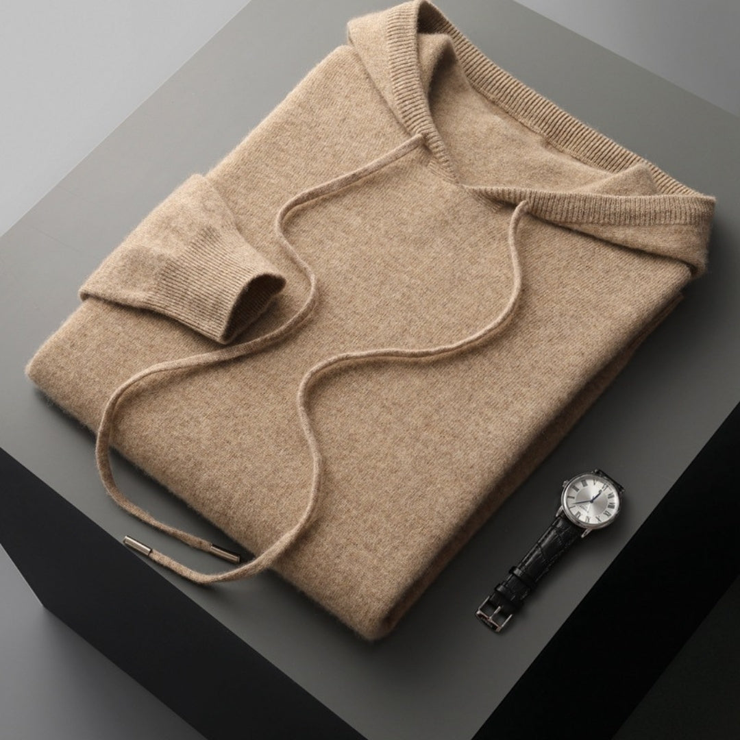 Benson | Lente Kasjmier Hoodie Gebreide Trui