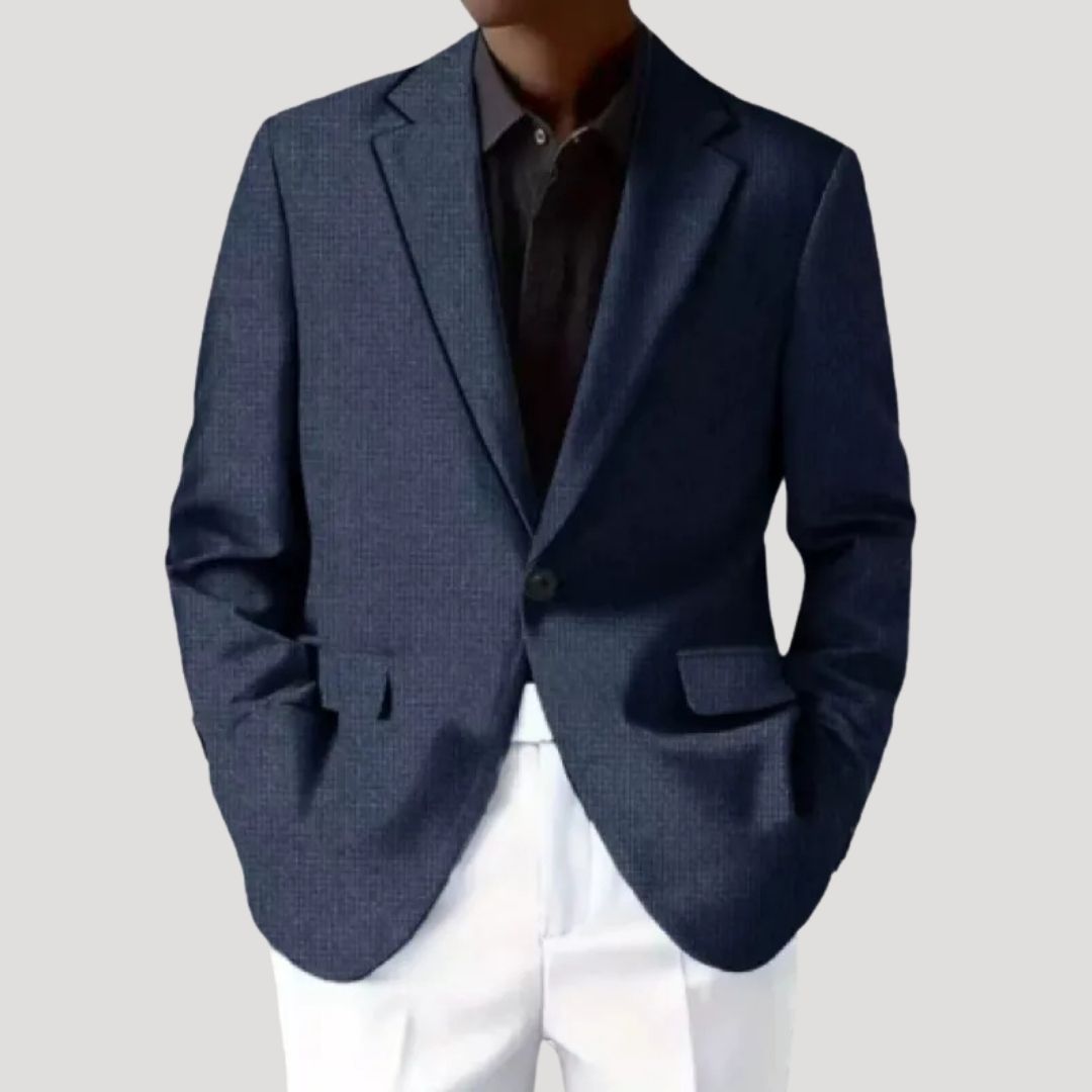 Alexander | Herren Strukturierter taillierter Casual-Blazer