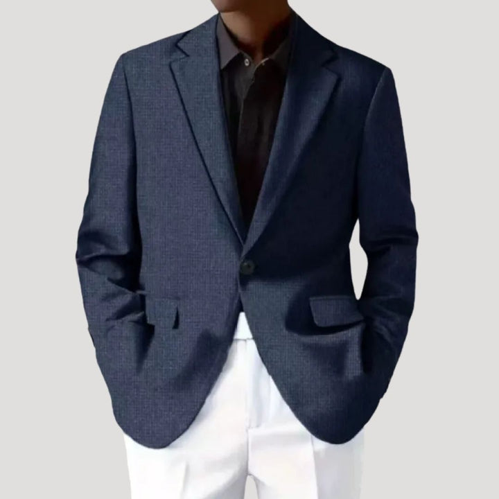 Alexander | Herren Strukturierter taillierter Casual-Blazer