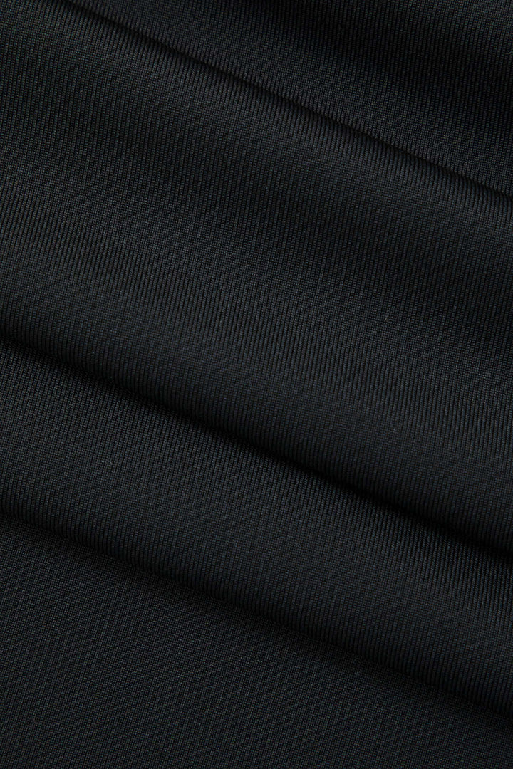 Sofia | Elegante Bandeau-Maxikleed met Volant-Details – Tijdloze Raffinement