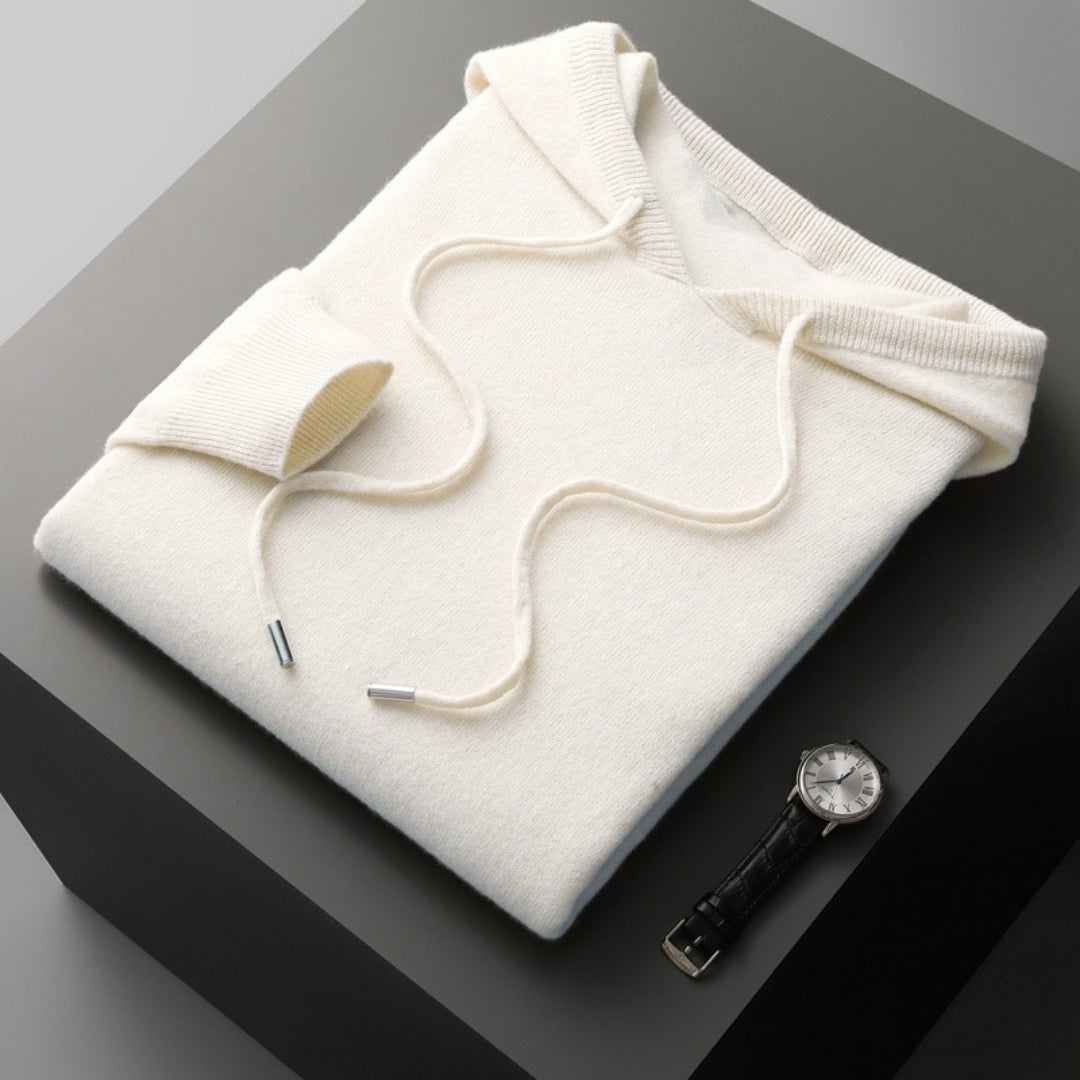 Benson | Lente Kasjmier Hoodie Gebreide Trui