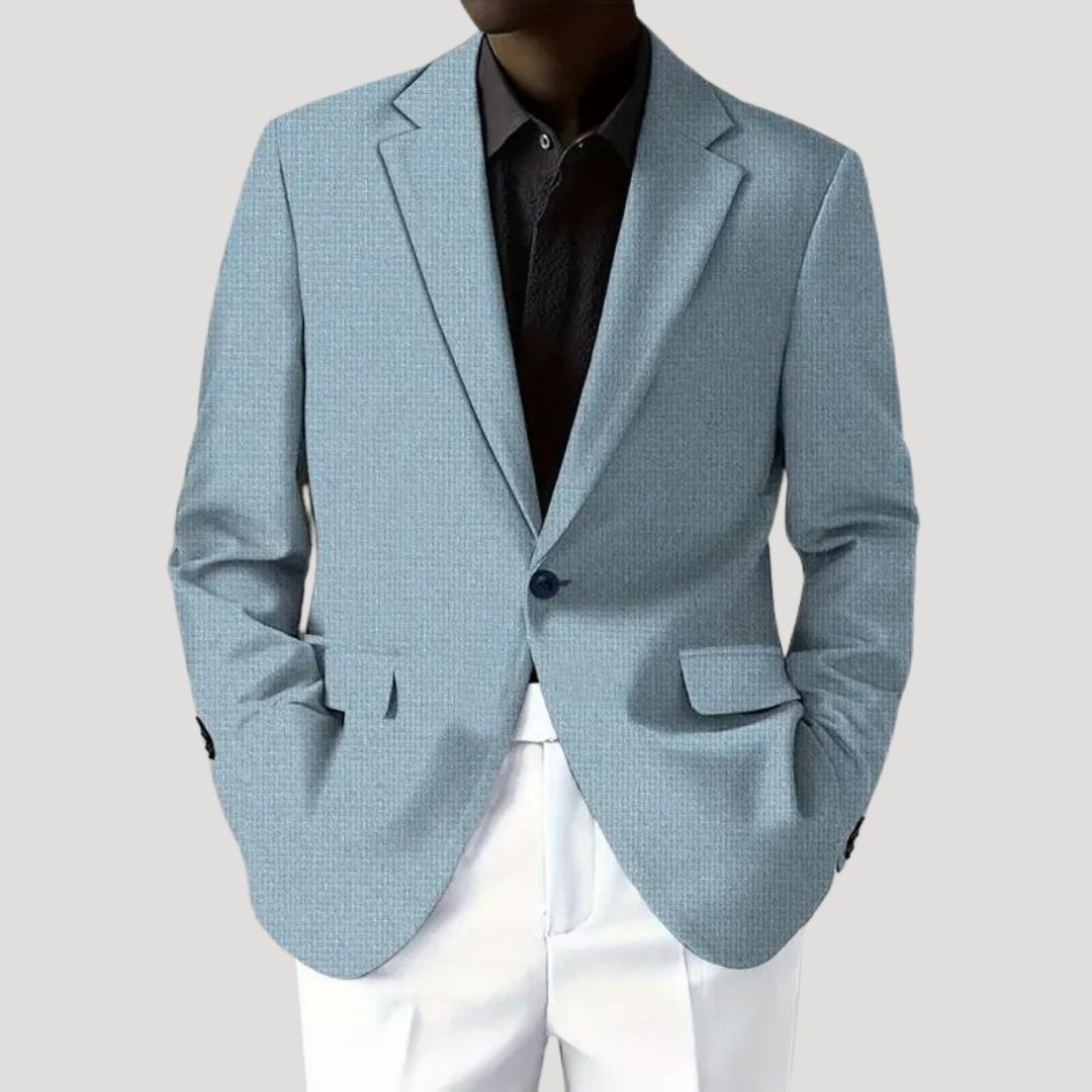 Alexander | Herren Strukturierter taillierter Casual-Blazer