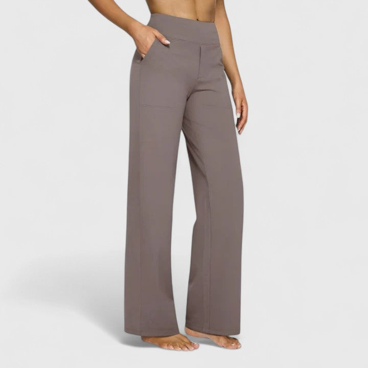 Zoey | Damen Hohe Taille Weite Hose