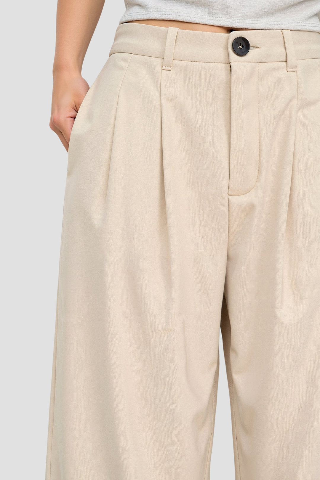 Elegante Damesbroek met Plissé