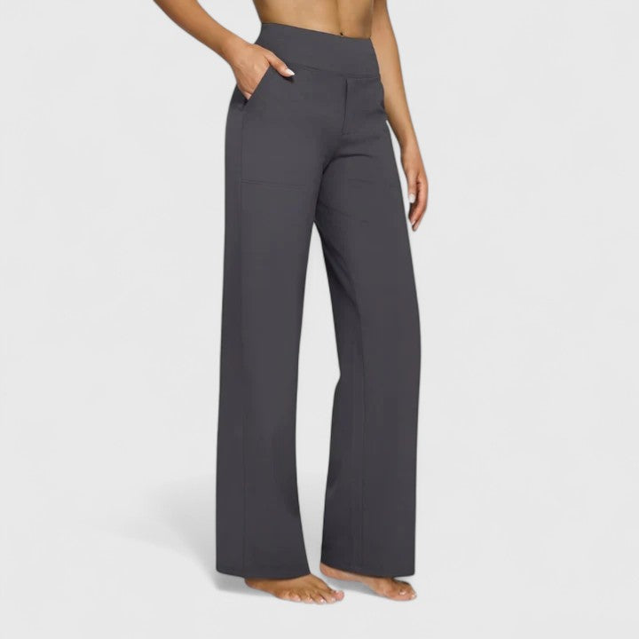 Zoey | Damen Hohe Taille Weite Hose