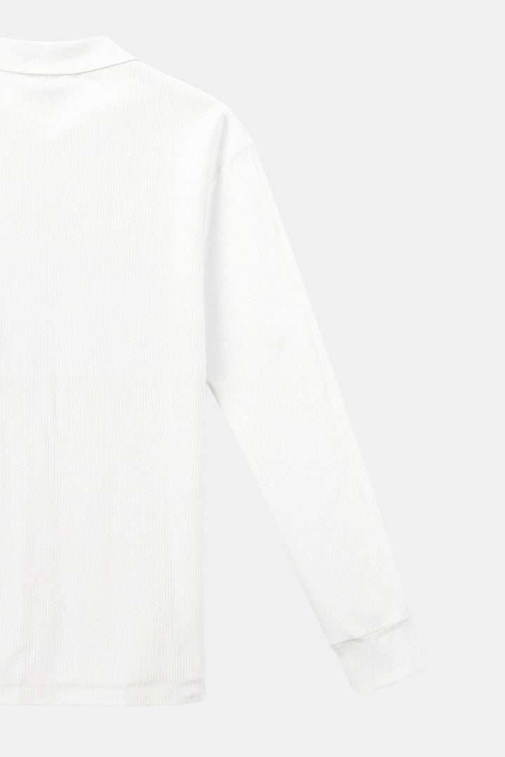 Langärmliges Poloshirt
