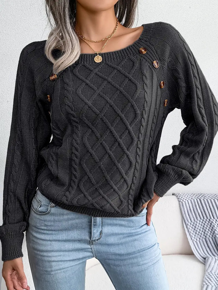 Kabelstrick™ Pullover | Baumwollmischung | Stilvoll und Bequem