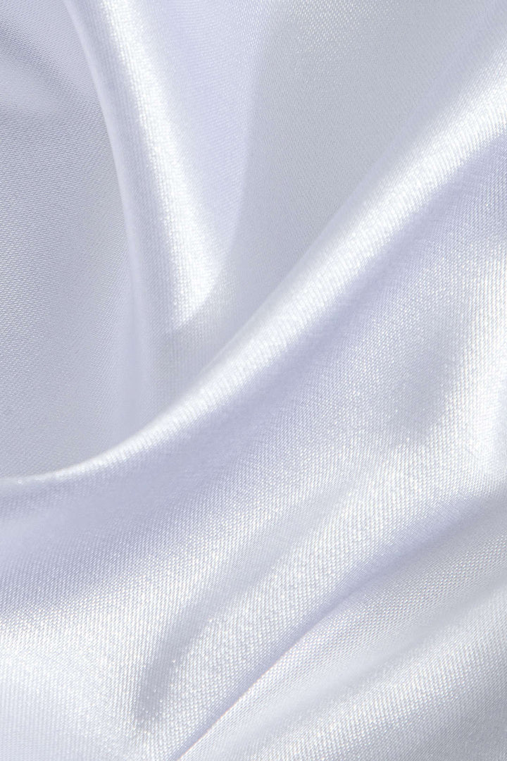 Florentine | Elegante Langarmblouse van Zijdeachtig Satijn
