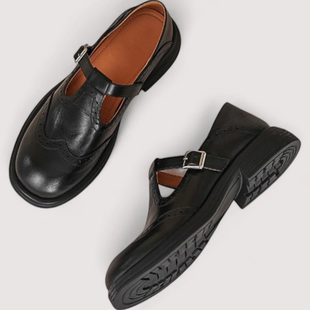 Jane | Dames Gespband Ronde Neus Schoenen