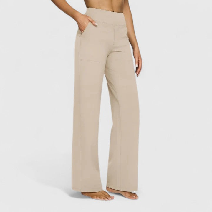 Zoey | Damen Hohe Taille Weite Hose