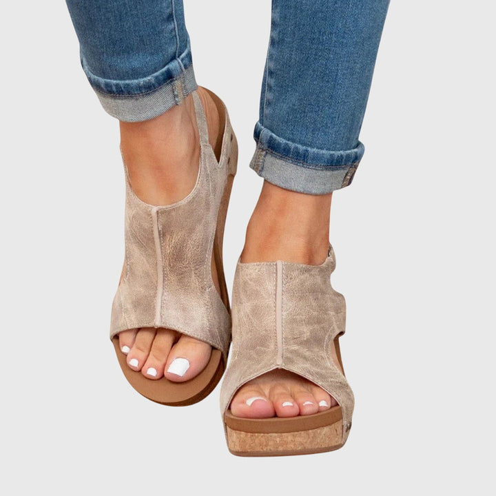 Bella | Damen Orthopädische Plateausandalen