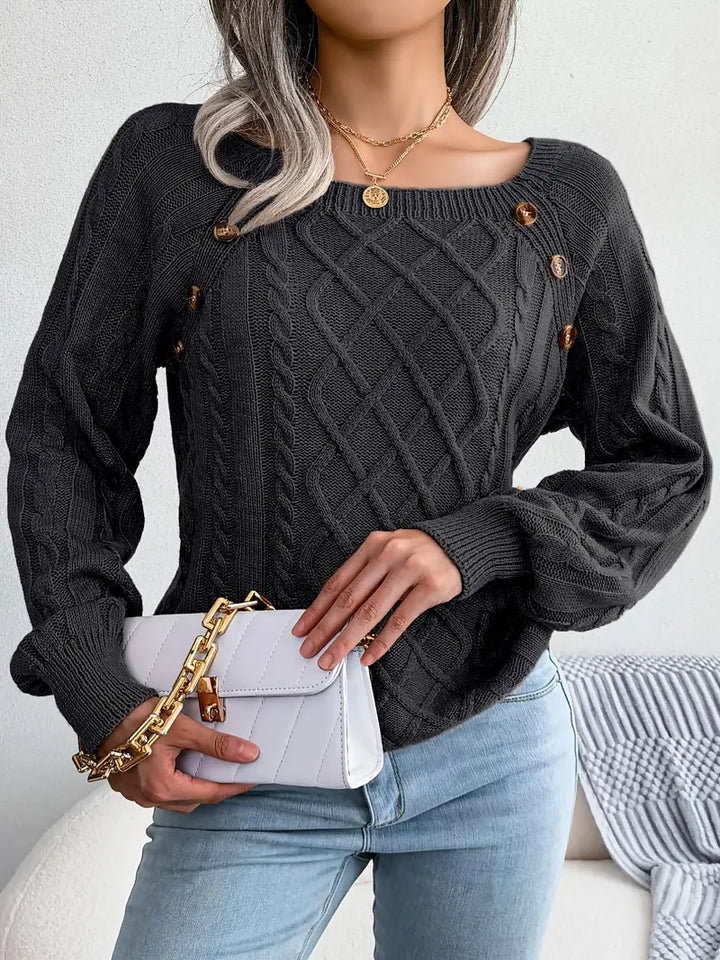Kabelstrick™ Pullover | Baumwollmischung | Stilvoll und Bequem