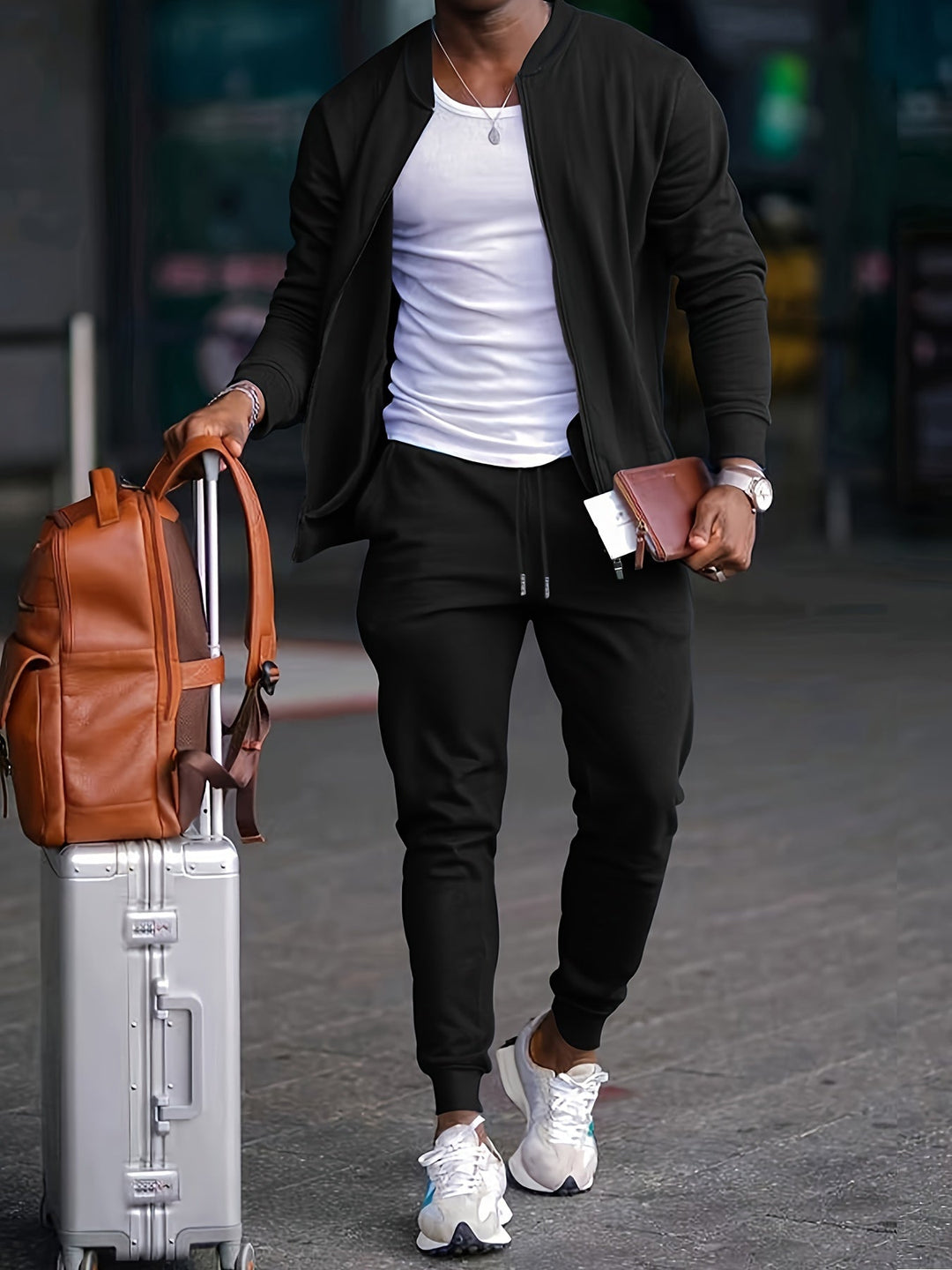 Tyler | Herren Casual Reise-Set mit Reißverschlussjacke