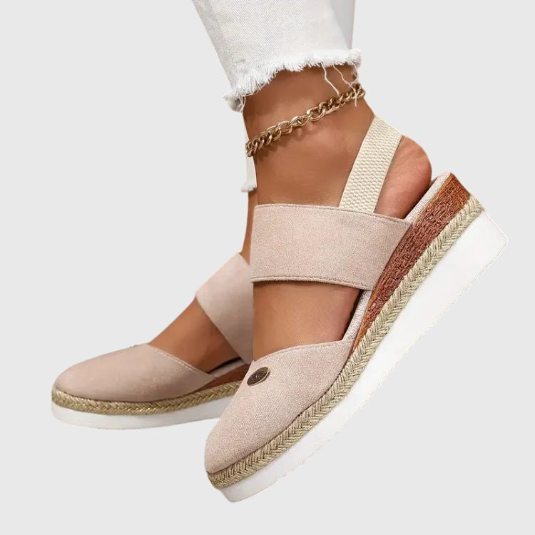 Vanessa | Dames Casual Espadrille Comfort Sandalen