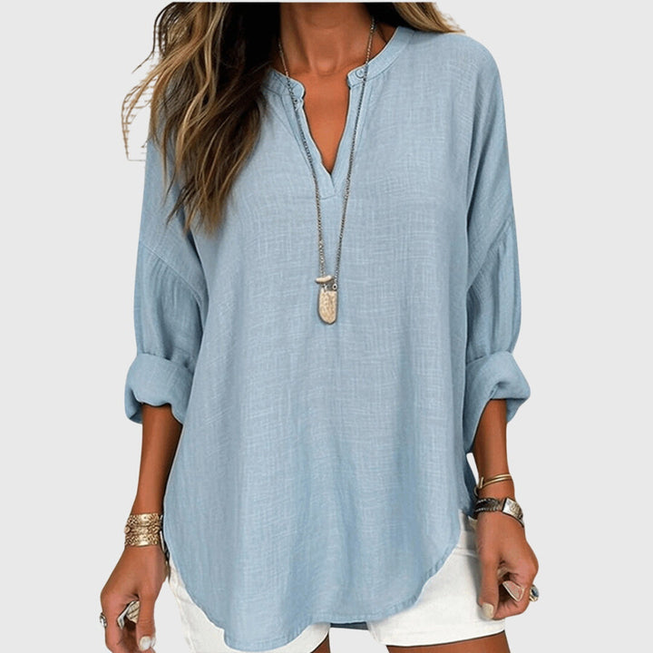 Alicia | Dames Losse Pasvorm Lange Mouwen Casual Top