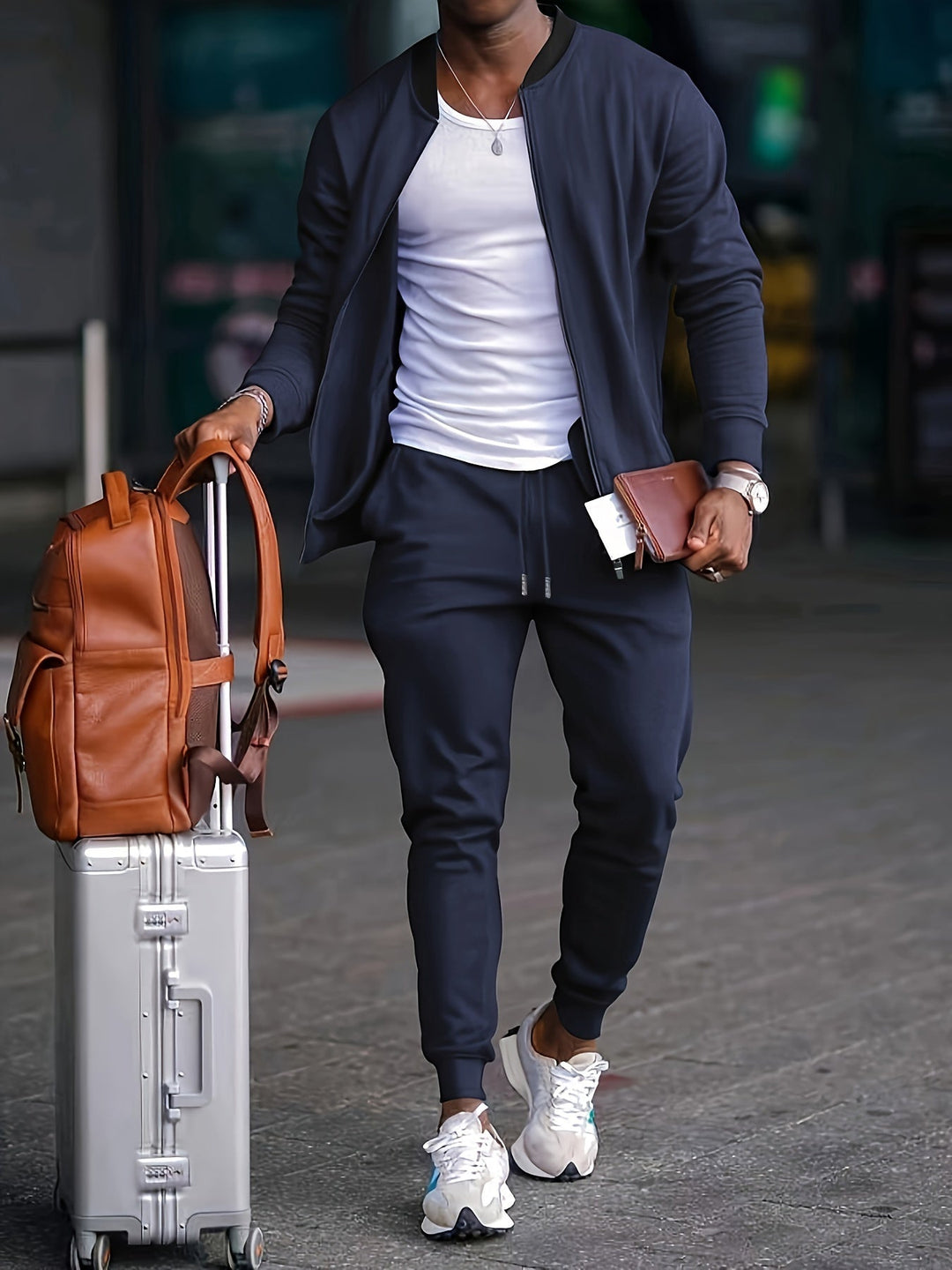 Tyler | Herren Casual Reise-Set mit Reißverschlussjacke