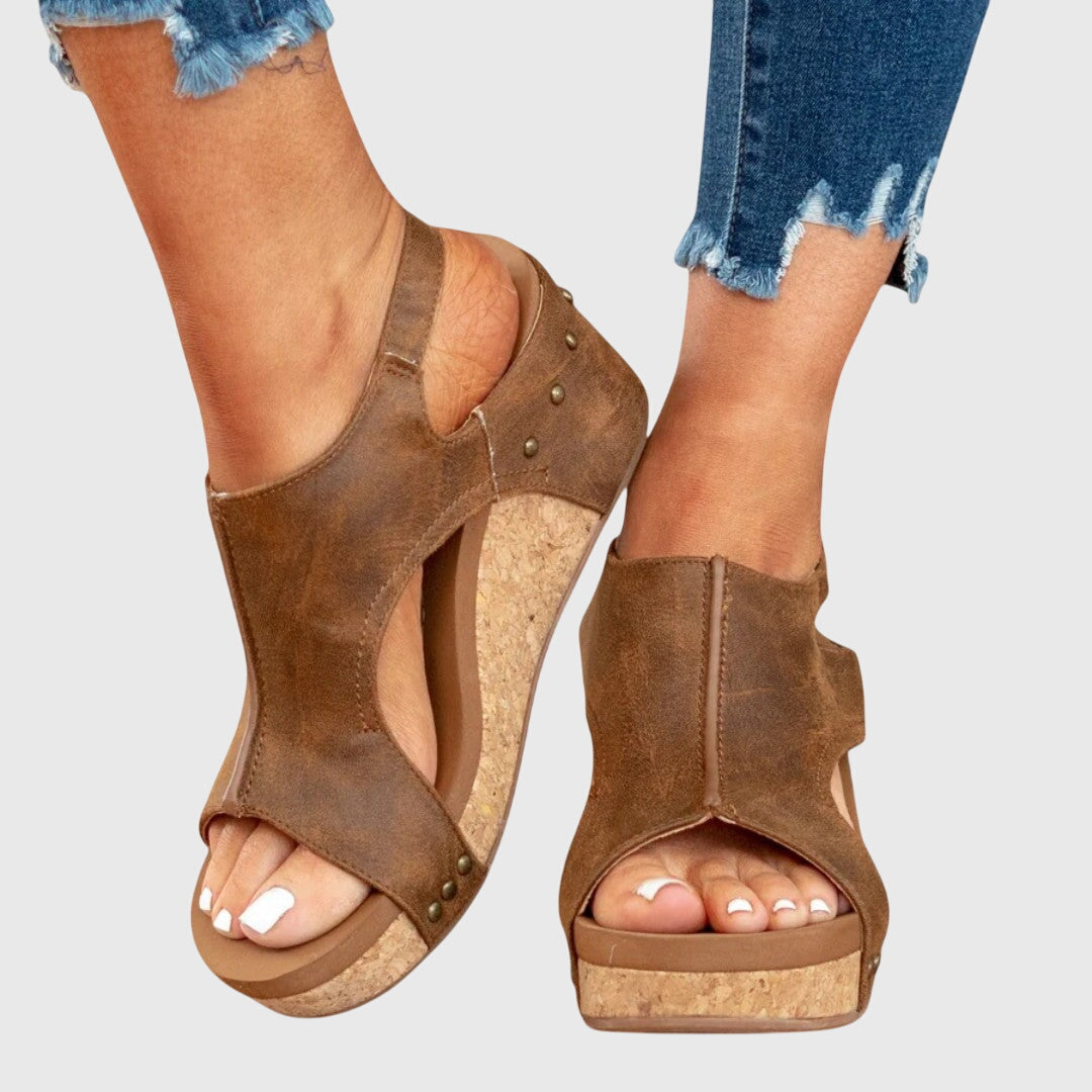 Bella | Damen Orthopädische Plateausandalen