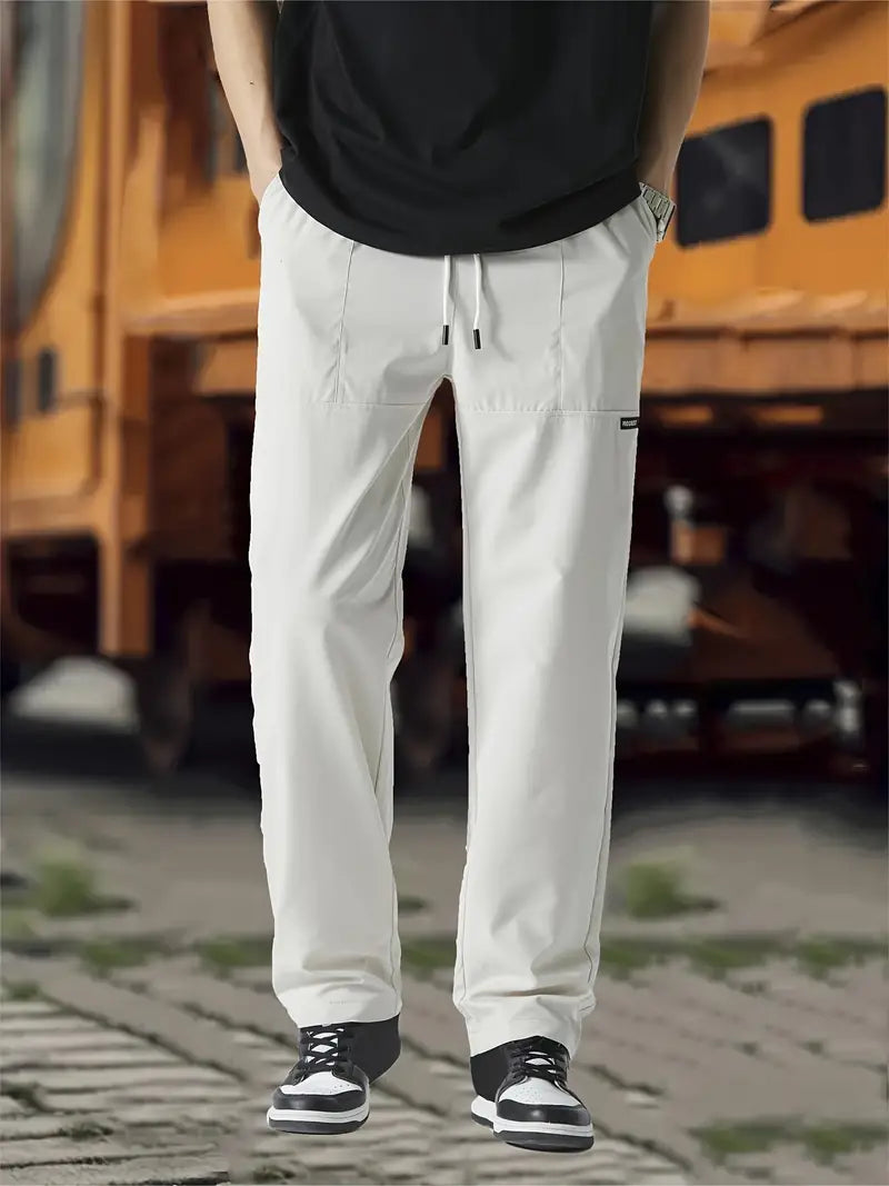 Nicholas | Heren Casual Broek met Trekkoord en Ontspannen Pasvorm