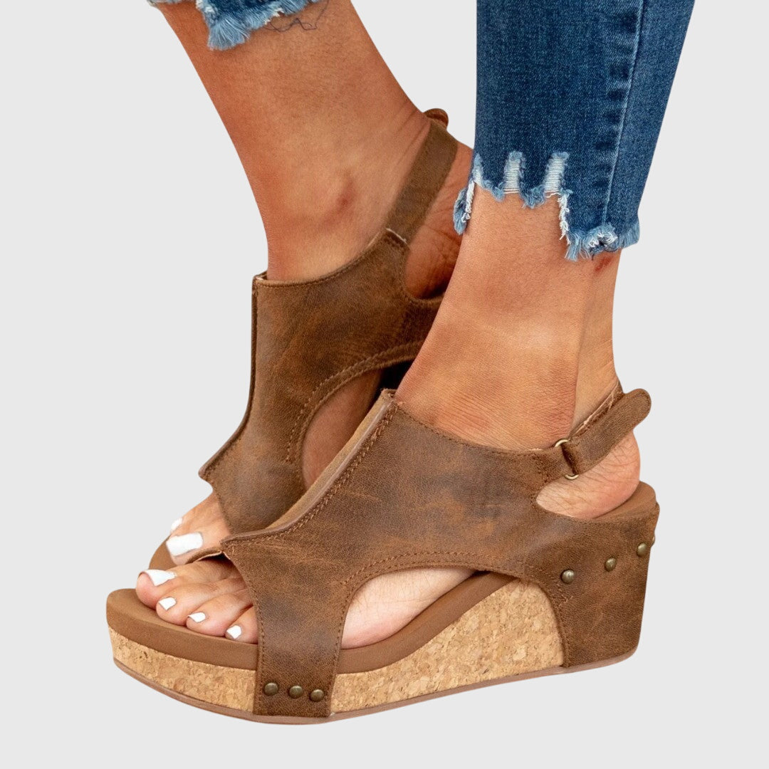 Bella | Damen Orthopädische Plateausandalen