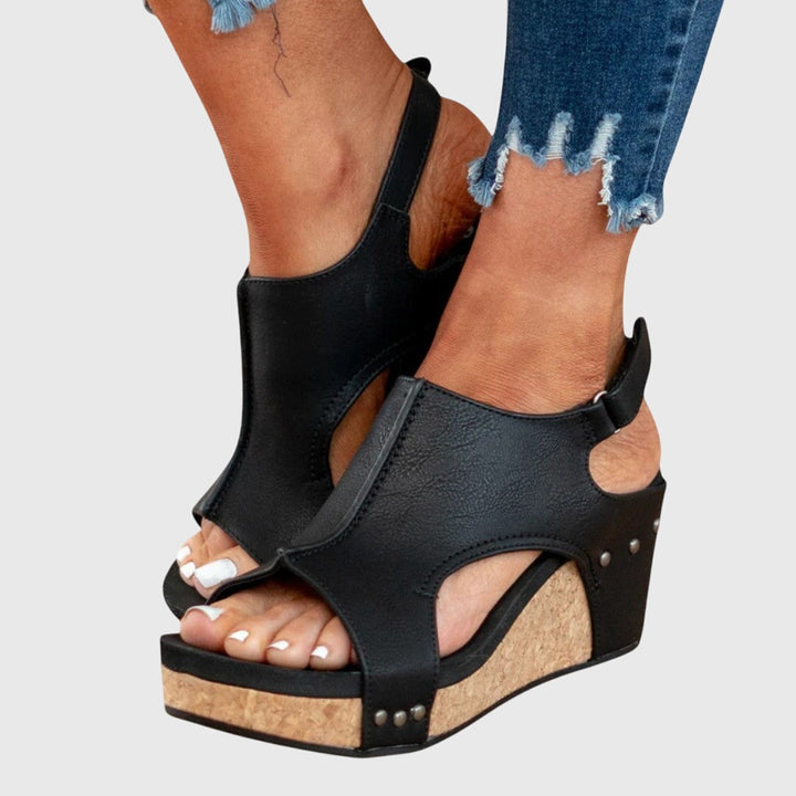 Bella | Damen Orthopädische Plateausandalen