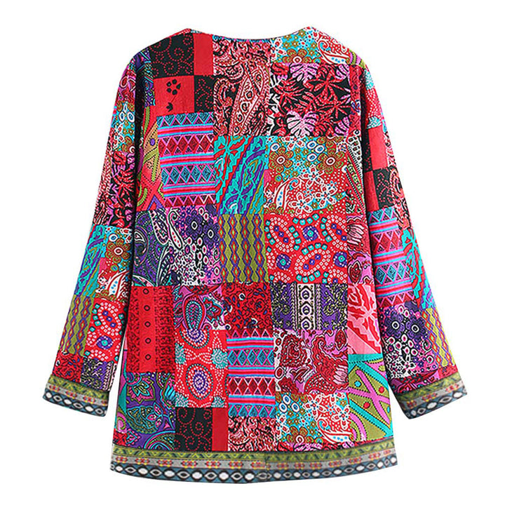 Grace™ Damen Boho Patchwork Jacke