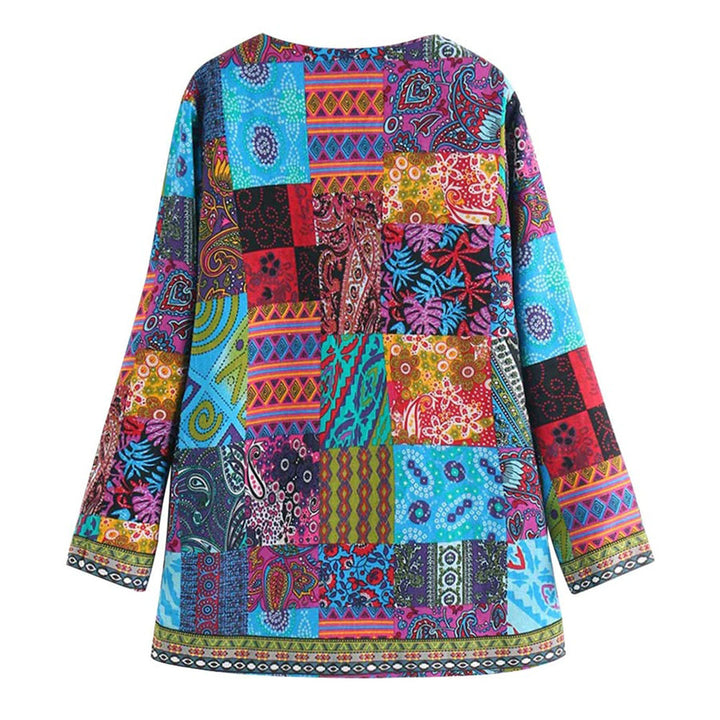 Grace™ Damen Boho Patchwork Jacke