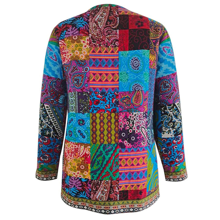 Grace™ Damen Boho Patchwork Jacke